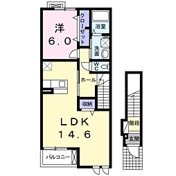JR指宿枕崎線 谷山駅 バス23分 谷下車 徒歩2分 2階/-