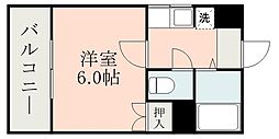 間取図画像 1K