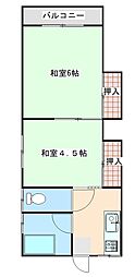 間取図画像 2K