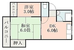 JR鹿児島本線 広木駅 田上団地中央下車 徒歩24分 2階/-