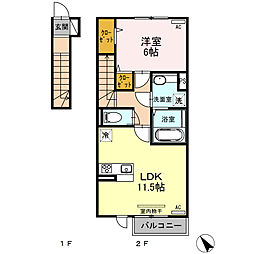 間取図画像 1LDK