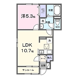 間取図画像 1LDK