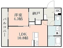 間取図画像 1LDK
