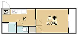 間取図画像 1K