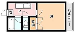 間取図画像 1K