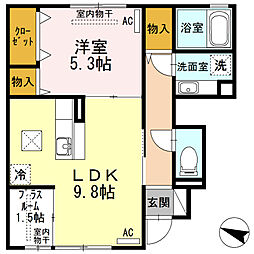 JR鹿児島本線 広木駅 西陵中前下車 徒歩20分 1階/-