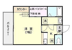 鹿児島市電1系統 上塩屋駅 徒歩7分 2階/-