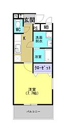 鹿児島市電2系統 純心学園前駅 徒歩3分 4階/-