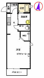 バス 花棚下車 徒歩1分 2階/-