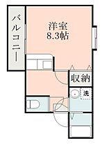 鹿児島県鹿児島市郡元１丁目（賃貸マンション1K・2階・25.22㎡） その2