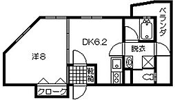 間取図画像 1DK