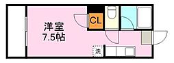 アビターレ下荒田1 ワンルームの間取図画像