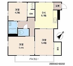 物件の間取り
