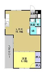 鹿児島市電1系統 新屋敷駅 徒歩3分 4階/-