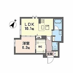 間取図画像 1LDK