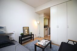 鹿児島市電1系統 谷山駅 徒歩5分の賃貸マンション 2階ワンルームのリビング/ダイニング