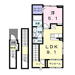 鹿児島市電1系統 上塩屋駅 徒歩3分 3階/-