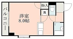 セレーネ 1Kの間取図画像