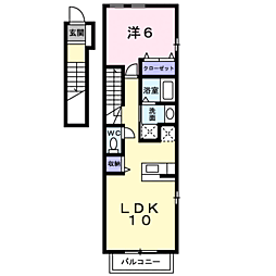 間取図画像 1LDK