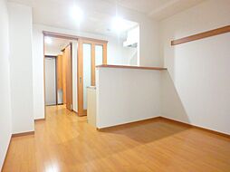 鹿児島市電2系統 加治屋町駅 徒歩20分の賃貸マンション 2階1LDKのリビング/ダイニング