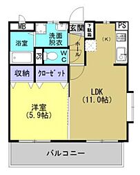 バス 大石様河下車 徒歩4分 3階/-