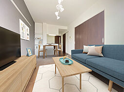 鹿児島市電2系統 加治屋町駅 徒歩1分の賃貸マンション 13階2LDKのリビング/ダイニング