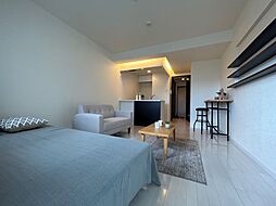 鹿児島市電1系統 荒田八幡駅 徒歩2分の賃貸マンション 3階ワンルームのリビング/ダイニング