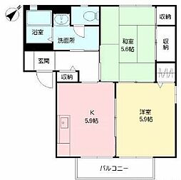 SouthernQ 2Kの間取図画像