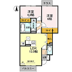 物件の間取り