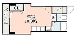 松山ビル ワンルームの間取図画像