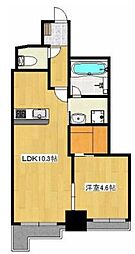 ウイング11 1LDKの間取図画像
