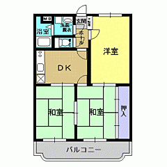 バス 中迫下車 徒歩4分 2階/-