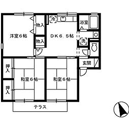 鹿児島市電1系統 笹貫駅 徒歩15分 2階/-