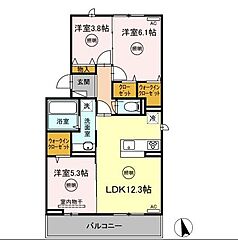 物件の間取り