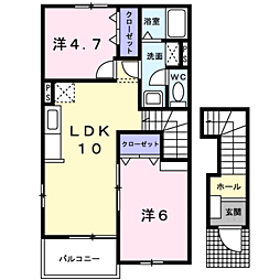 JR日豊本線 国分駅 バス20分 後町通り西下車 徒歩2分 2階/-