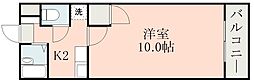 シェソワ・中野 1Kの間取図画像