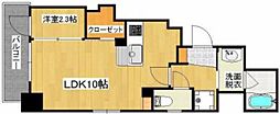 フロンティア加治屋 1LDKの間取図画像