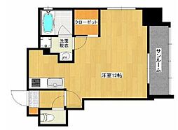 サンリブ鴨池 ワンルームの間取図画像