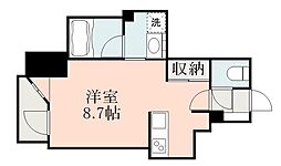 鹿児島市下荒田3丁目マンション ワンルームの間取図画像