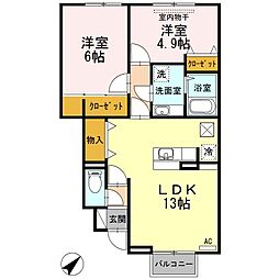 JR日豊本線 姶良駅 いわさき交通重富中正門前下車 徒歩20分 1階/-