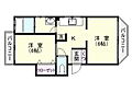 南林寺ハイツ3階4.4万円