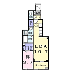 物件の間取り