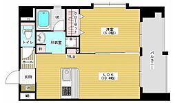 レジデンス光・上之園 1LDKの間取図画像