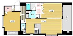 レジデンス光・上之園 2LDKの間取図画像