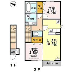 物件の間取り