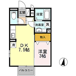 バス みやこ迫下車 徒歩5分 2階/-