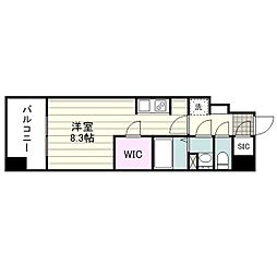 S-RESIDENCE小川町 ワンルームの間取図画像