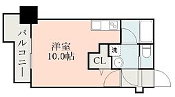 オーベル中郡 ワンルームの間取図画像
