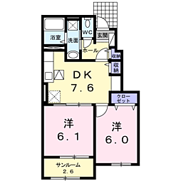 JR鹿児島本線 鹿児島中央駅 バス29分 仁田尾団地下車 徒歩10分 1階/-
