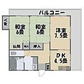 脇野コーポ4階5.3万円